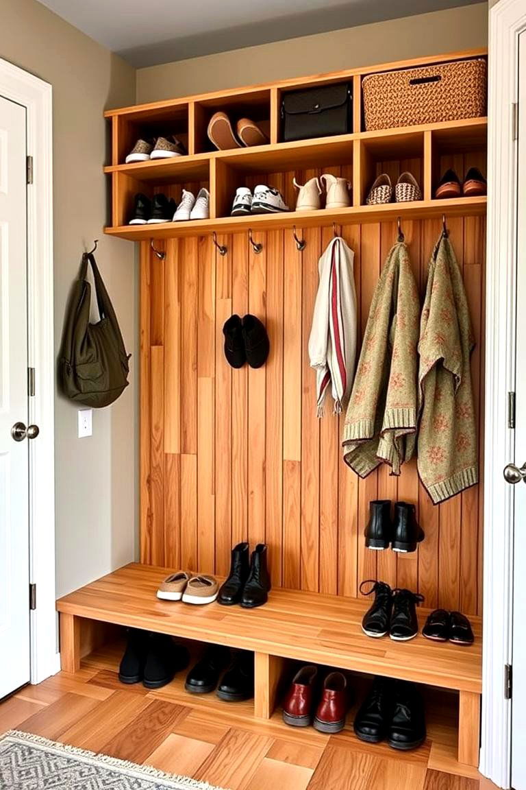 Shoe Cubbies or Racks - 24 Mudroom Storage Ideas