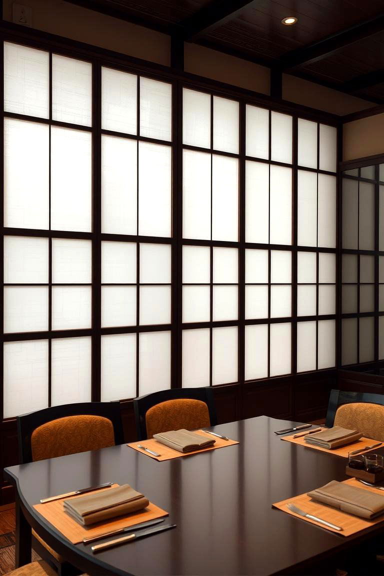 Shoji Screen Dividers - 24 Japanese Dining Room Ideas