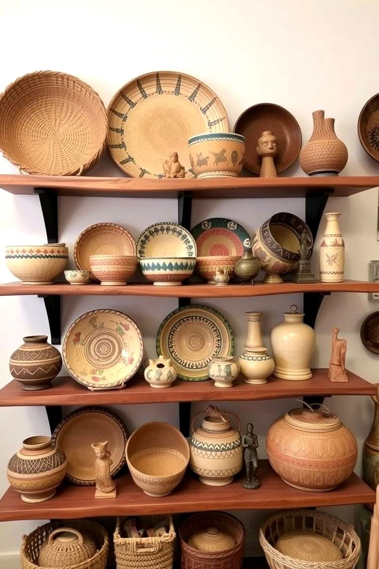 Showcase Southwestern Decor Accessories - 24 Southwestern Living Room Ideas