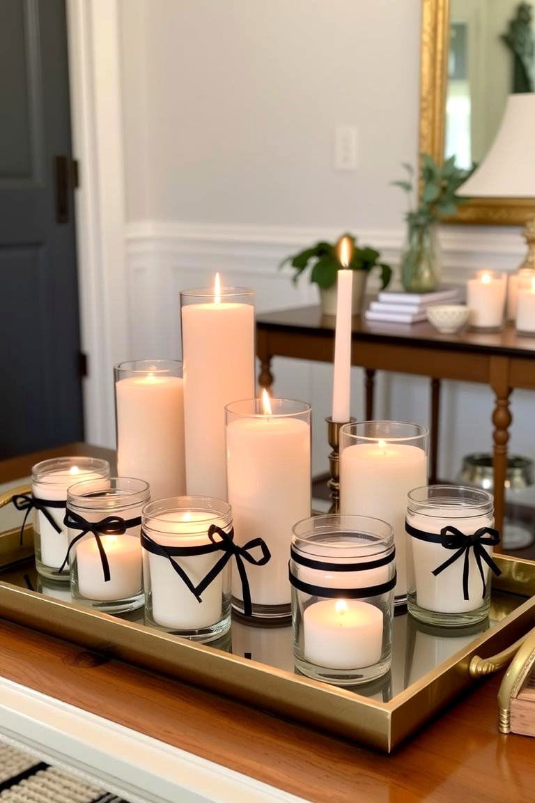 Showcase Your Favorite Candle Collection - 24 Entry Table Decor Ideas