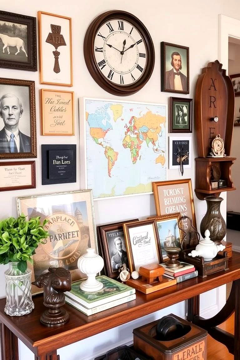 Showcase a Collection of Artifacts - 24 Entry Table Decor Ideas