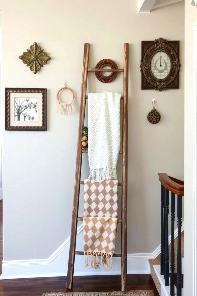 Showcase a Vintage Ladder - 24 Stair Landing Ideas