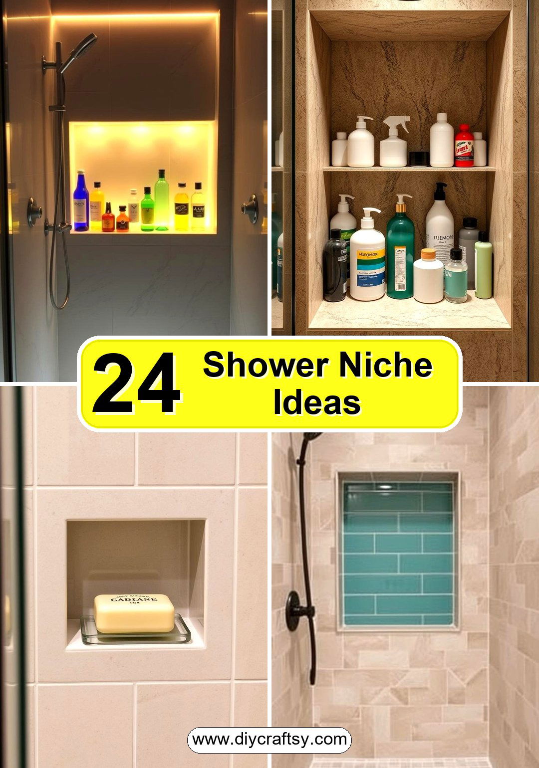 Shower Niche Ideas