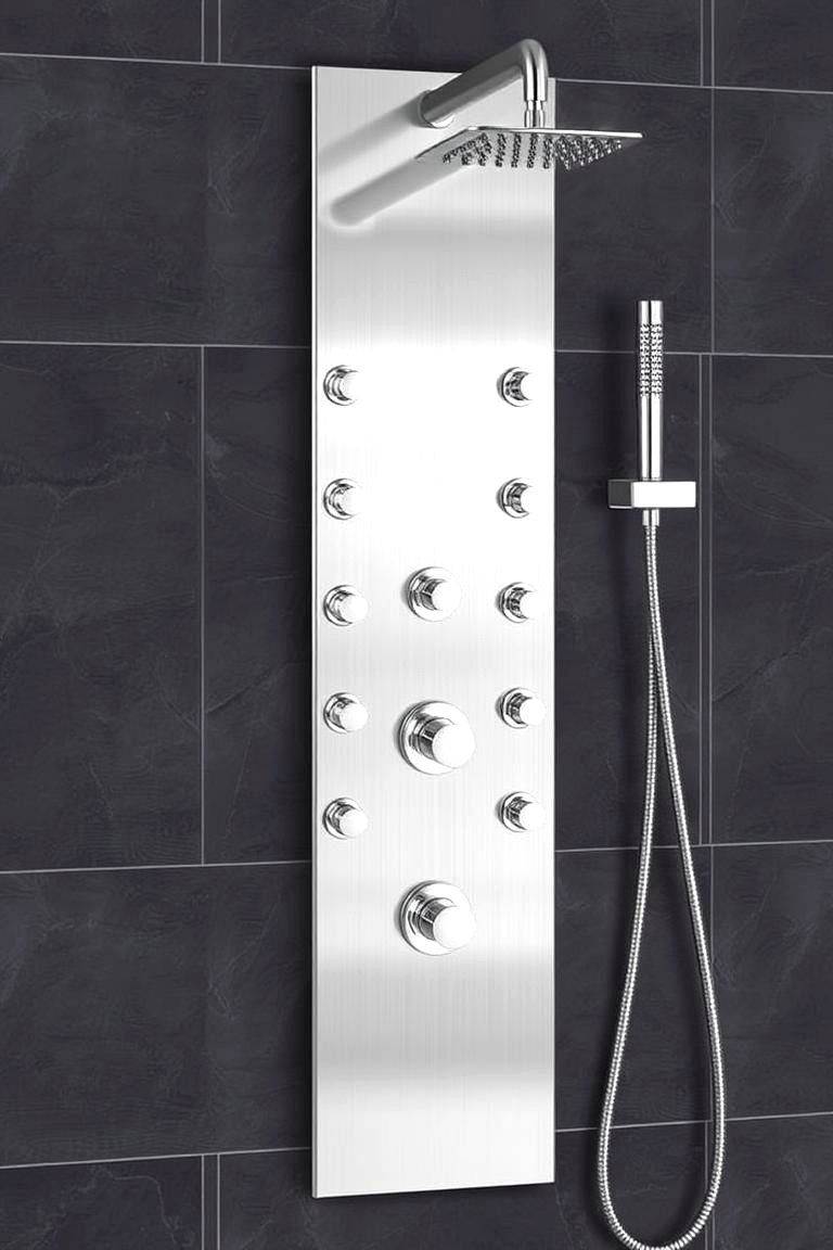 Shower Panel System - 24 Modern Shower Ideas