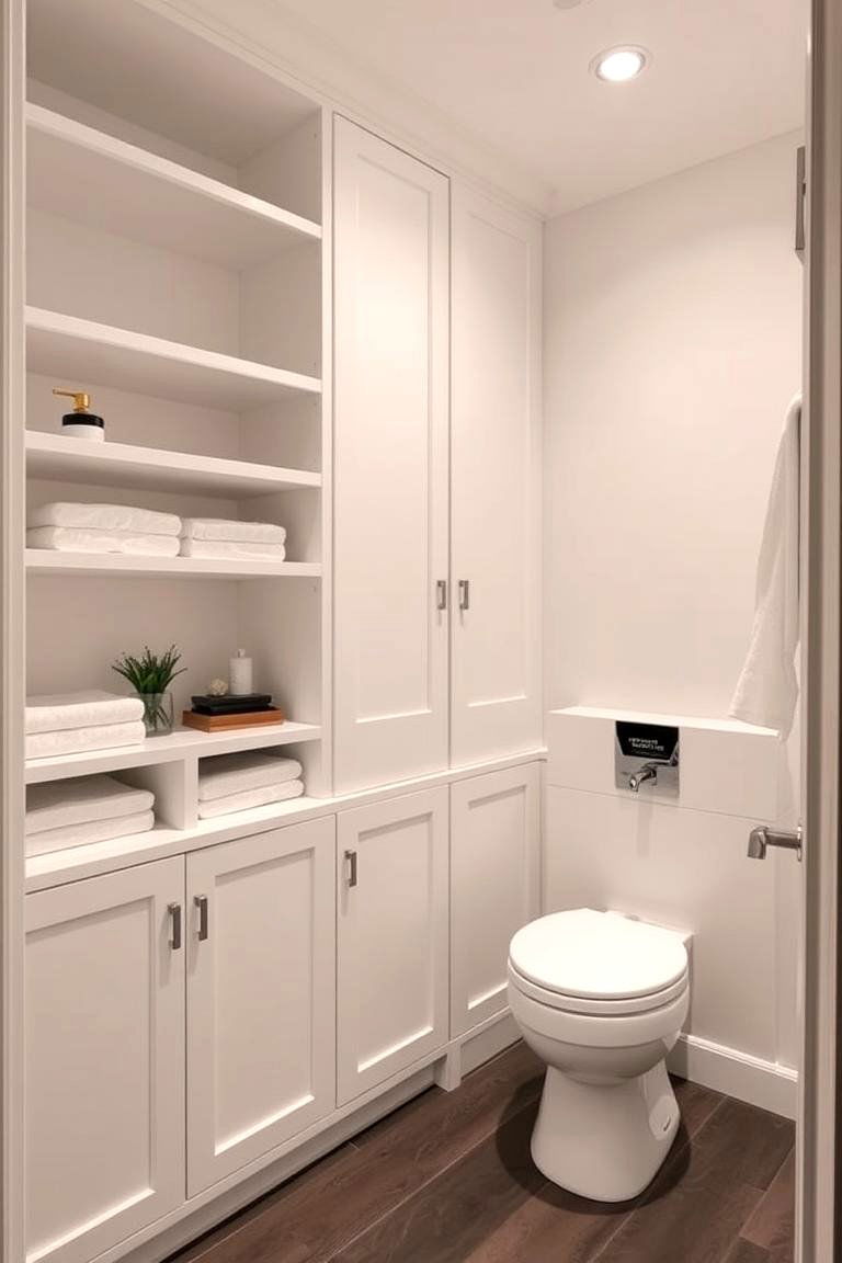 Simple Built in Shelving for a Clean Look - 24 Minimalist Apartment Ideas