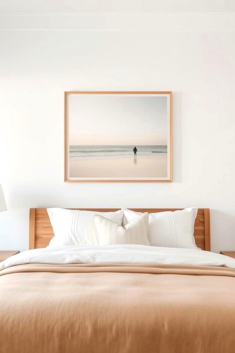 Simple Coastal Wall Art - 24 Coastal Bedroom Ideas