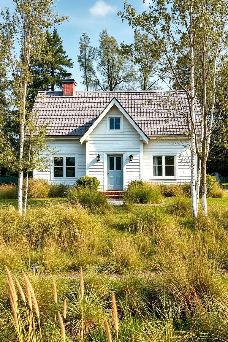 Simple Low Maintenance Landscaping - 24 Scandinavian House Exterior Ideas