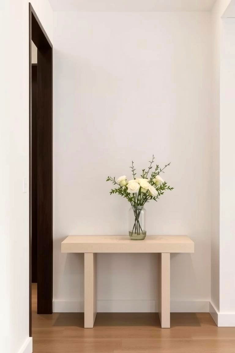 Simple Minimalist Look - 24 entryway table decor ideas