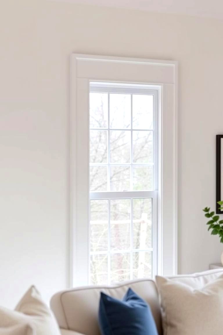 Simple Molding Trim - 24 Farmhouse Interior Window Trim Ideas