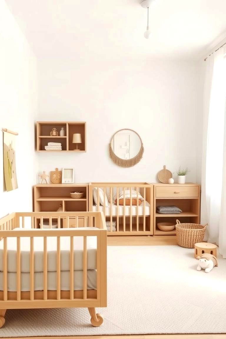 Simple Neutral Color Palette - 24 montessori nursery ideas