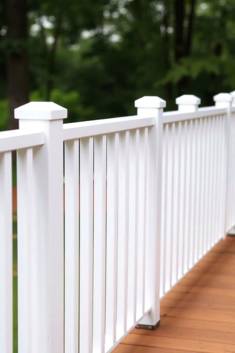 Simple Picket Railing - 24 Deck Railing Ideas