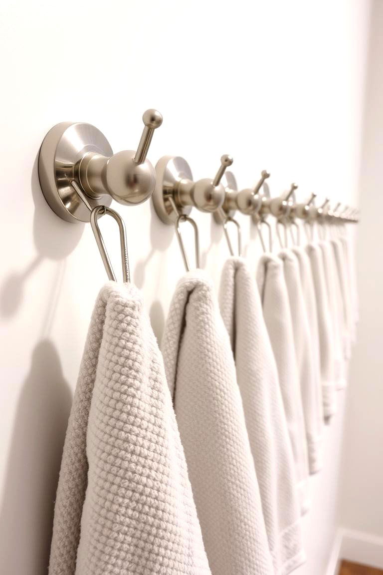 Simple and Effective Hooks - 24 Towel Storage Ideas