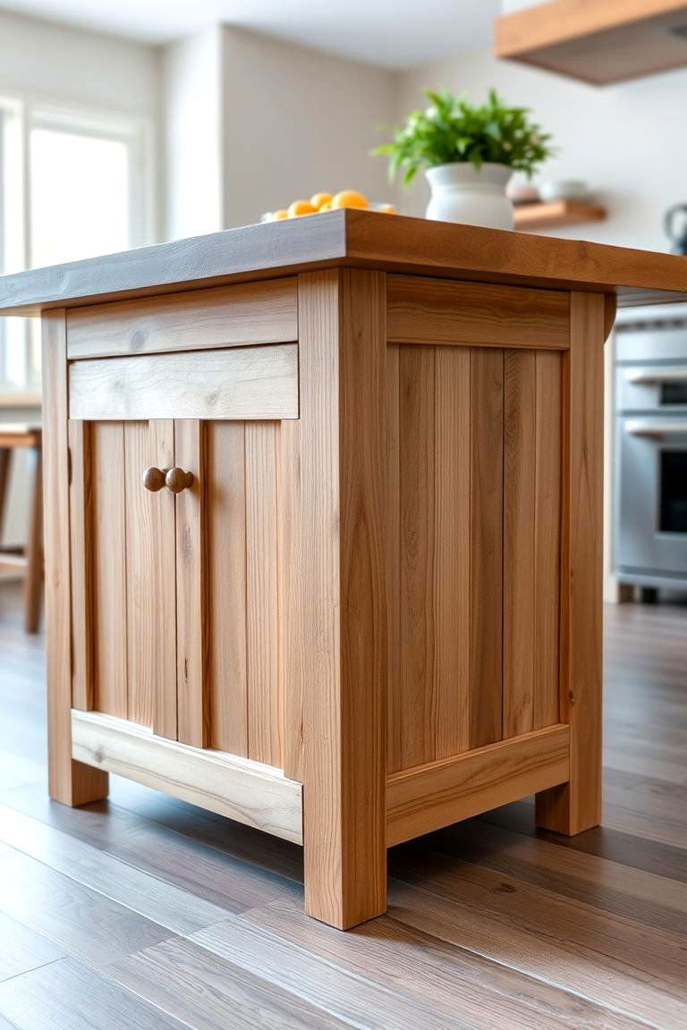 Simple and Unadorned Design - 24 Rustic Kitchen Island Ideas