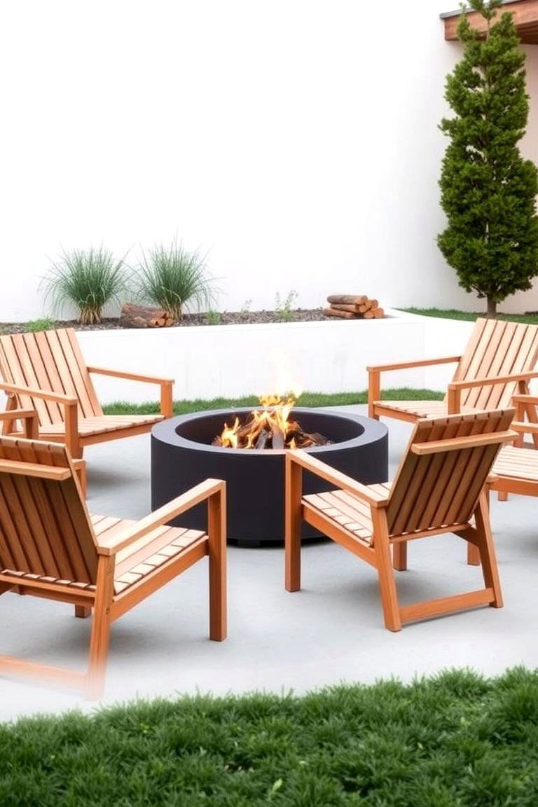 Single Seat Chairs for Simplicity - 24 Fire Pit Chair Ideas
