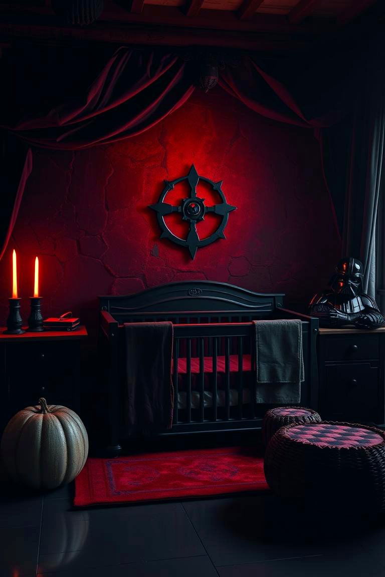 Sith Lair Nursery - 24 Star Wars Nursery Ideas