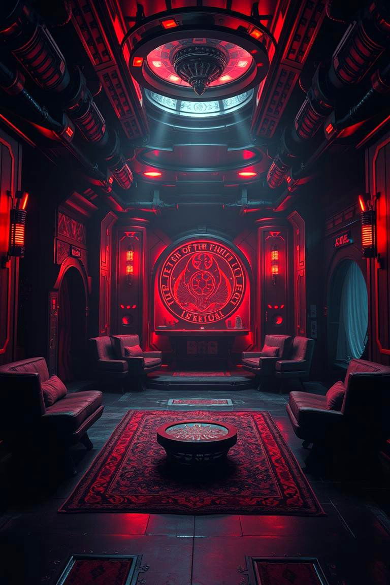 Sith Lords Den - 24 Star Wars Man Cave Ideas