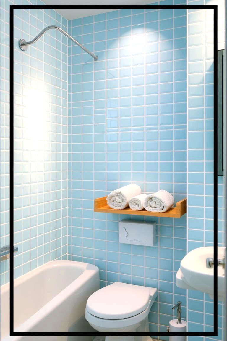Sky Blue Bathroom - 24 Pastel Room Ideas