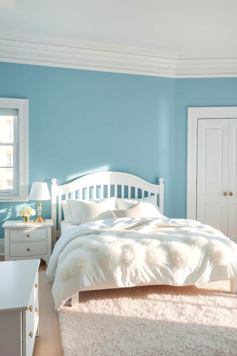 Sky Blue Calm - 24 Blue Bedroom Ideas