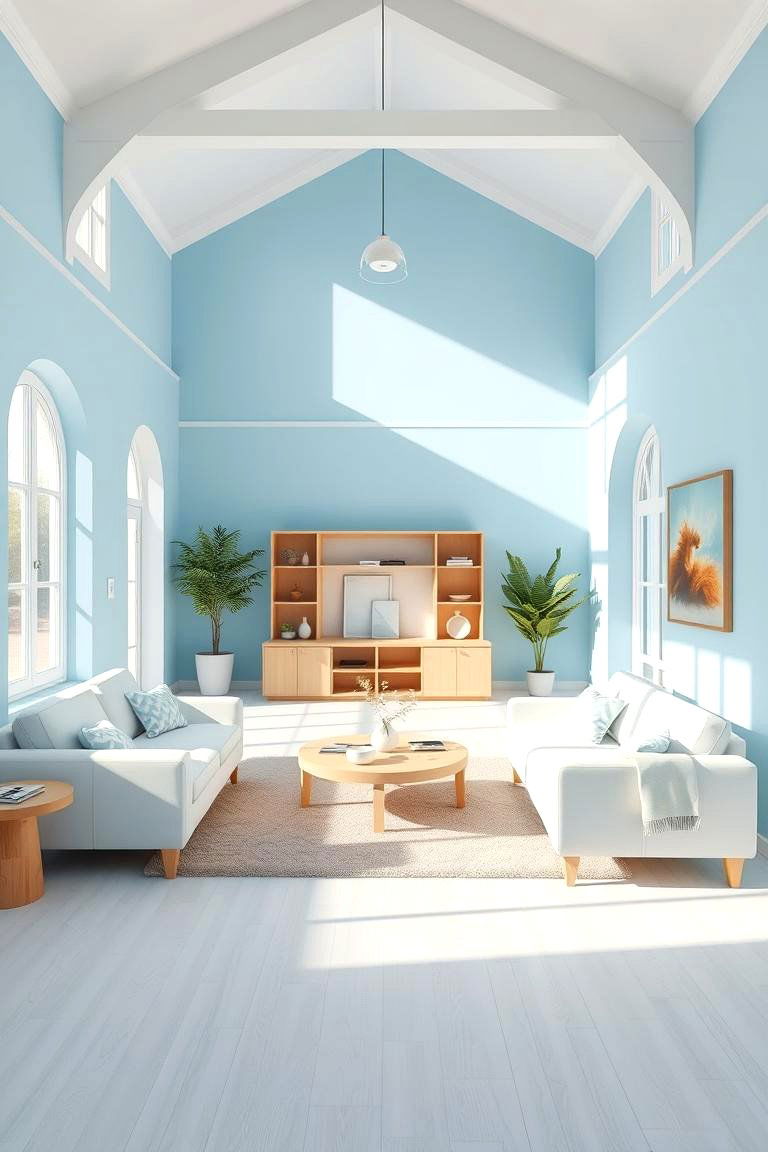 Sky Blue Harmony - 24 Moody Blue Bedroom Ideas