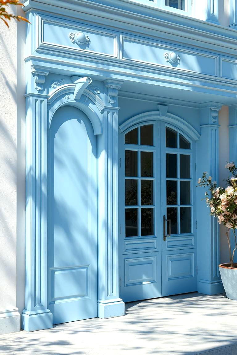 Sky Blue Serenity - 24 blue victorian house colors