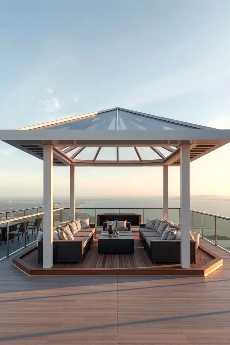 Sky Lounge Pavilion - 24 Outdoor Pavilion Ideas