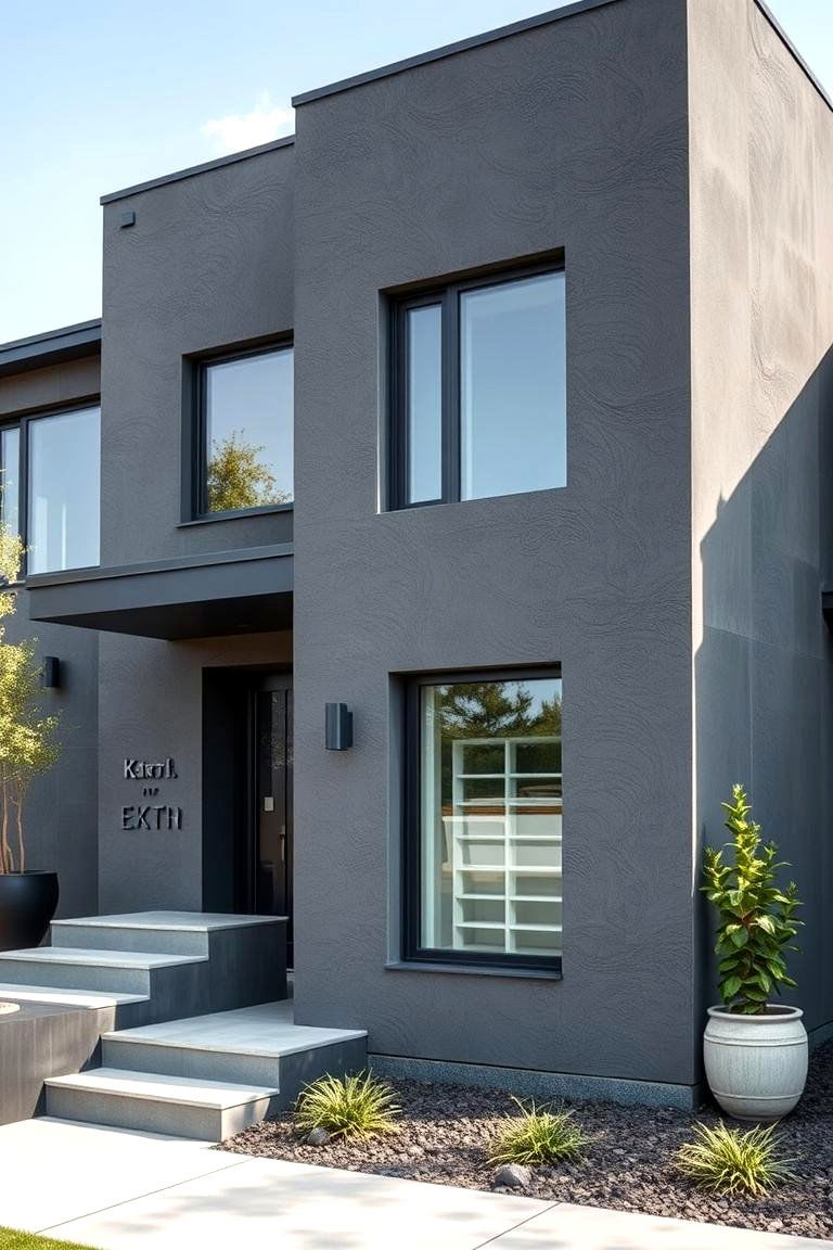 Slate Gray - 24 Stucco Colors for Home Exteriors