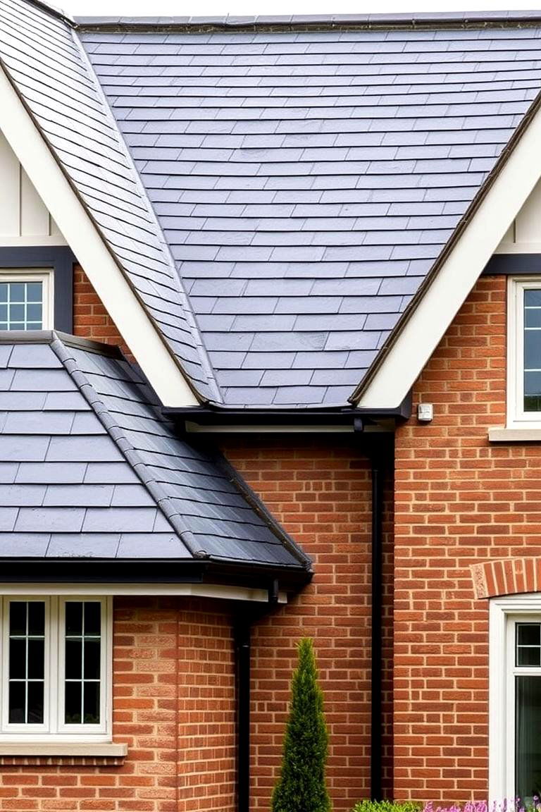 Slate Roofs for a Refined Touch - 24 Modern Tudor Exterior Inspiration