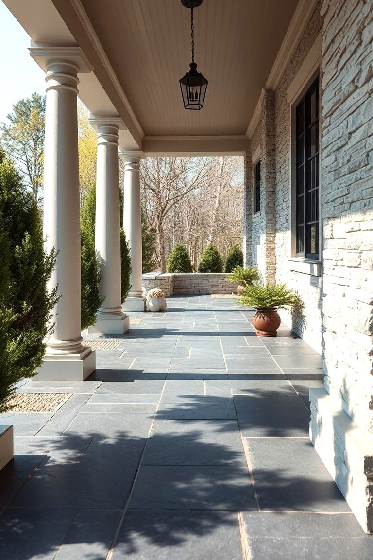 Slate Stone Porches - 24 Porch Flooring Options