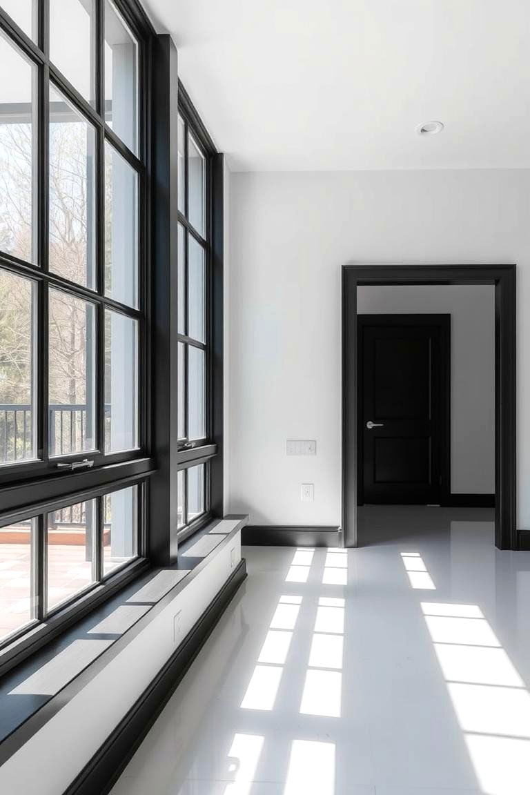 Sleek Black Framing - 24 Black Trim Interiors