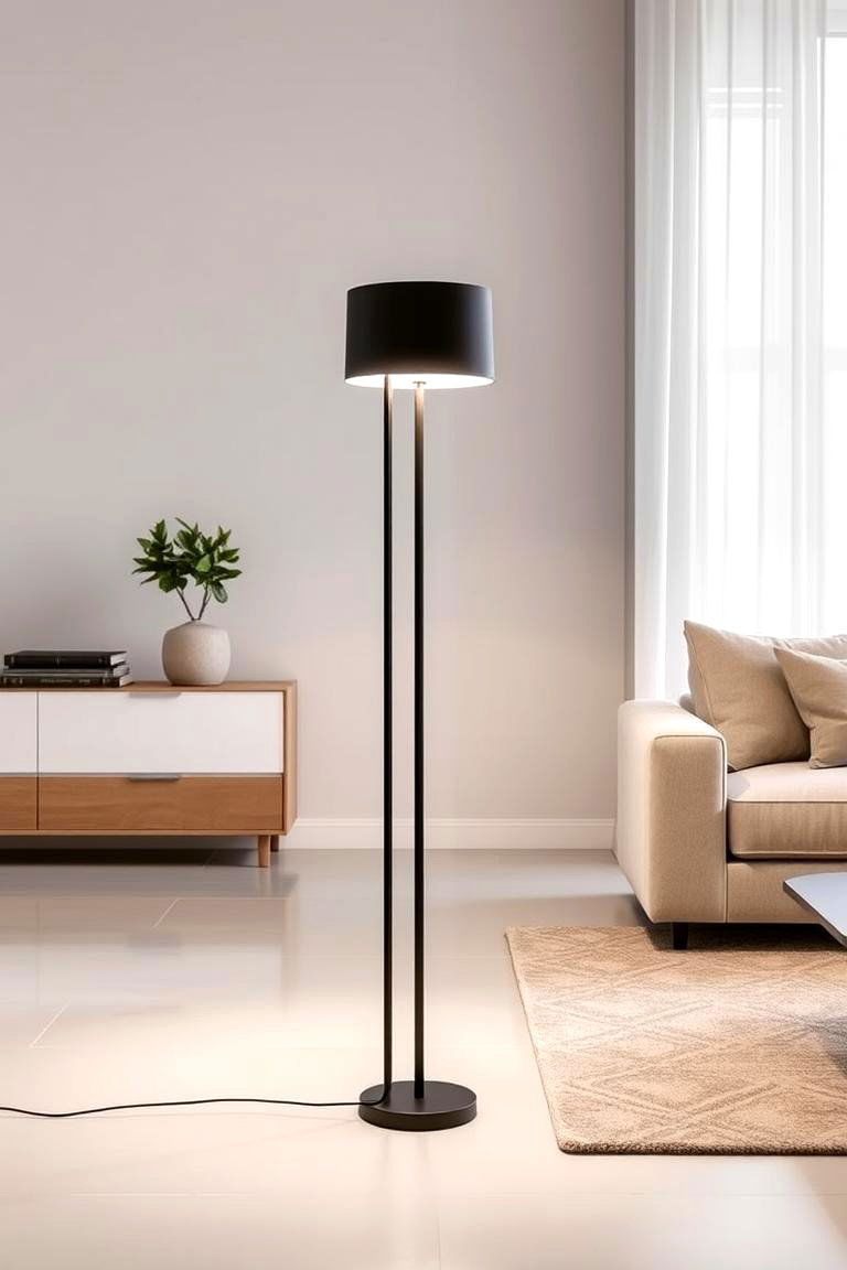 Sleek Contemporary Floor Lamp - 24 Living Room Floor Lamp Ideas and Inspiration
