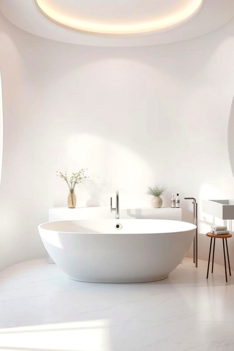 Sleek Freestanding Bathtub - 24 Art Deco Bathroom Ideas