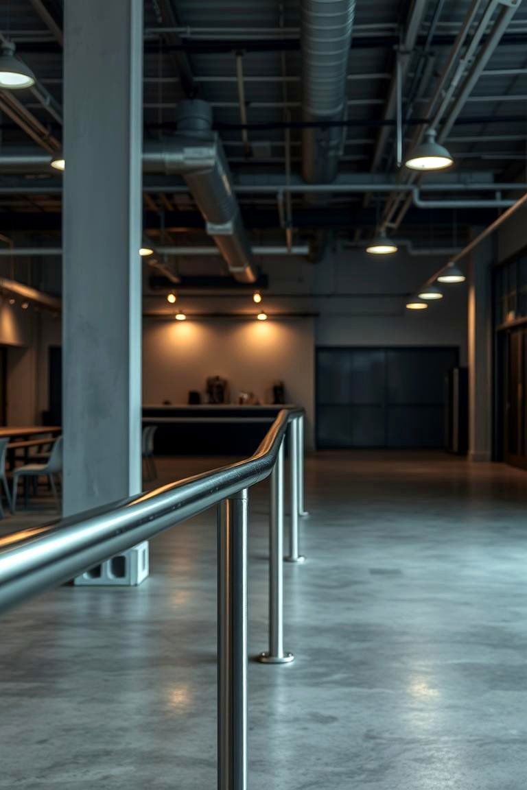 Sleek Industrial Metal Chair Rail - 24 Chair Rail Ideas