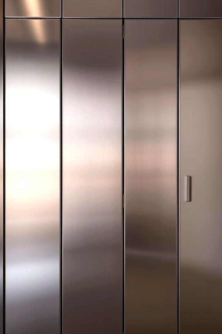 Sleek Metallic Finishes - 24 Locker Decor Ideas