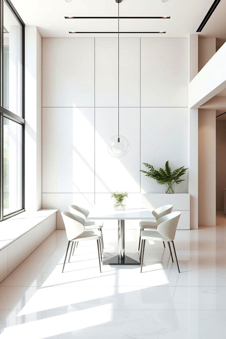 Sleek Minimalist Panels - 24 Dining Room Wainscoting Ideas
