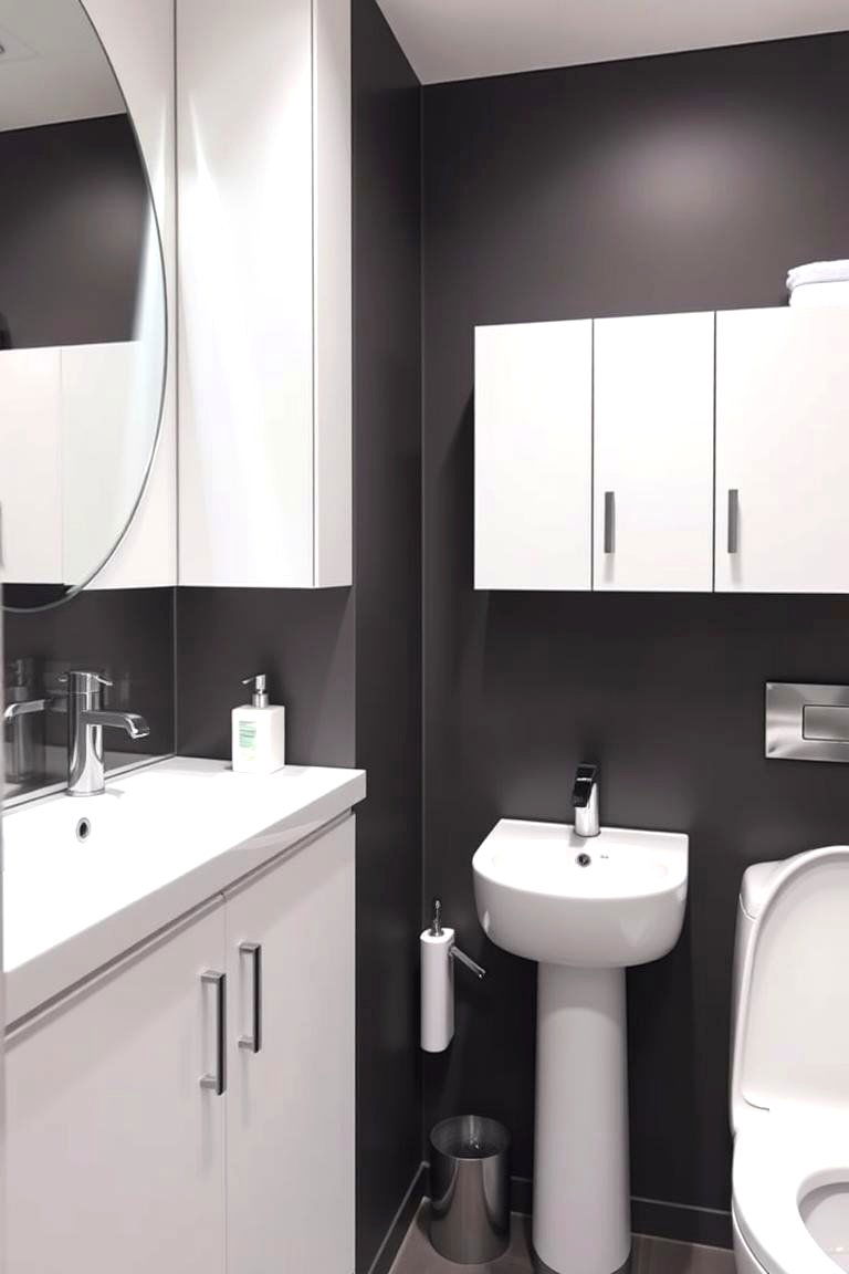 Sleek Modern Accessories - 24 Office Bathroom Ideas