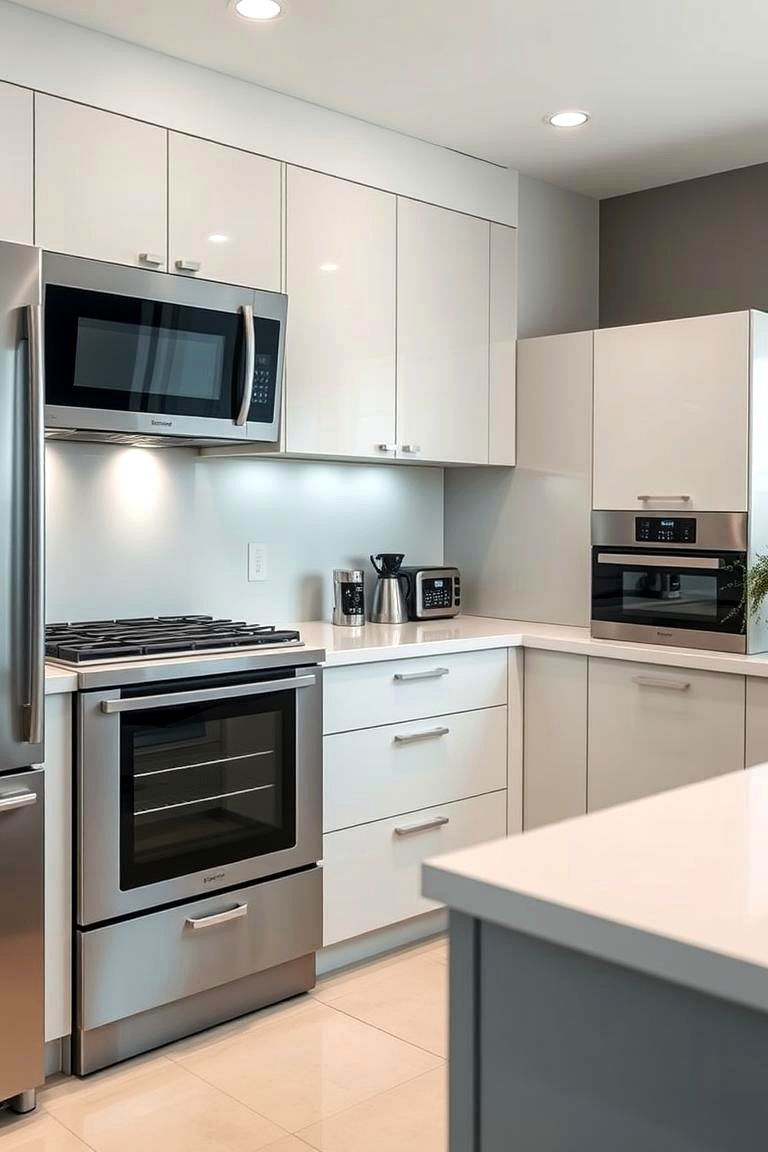 Sleek Modern Appliances - 24 Cashmere Kitchen Ideas