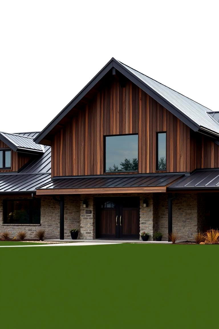 Sleek Modern Rooflines - 24 Barn House Exterior Ideas