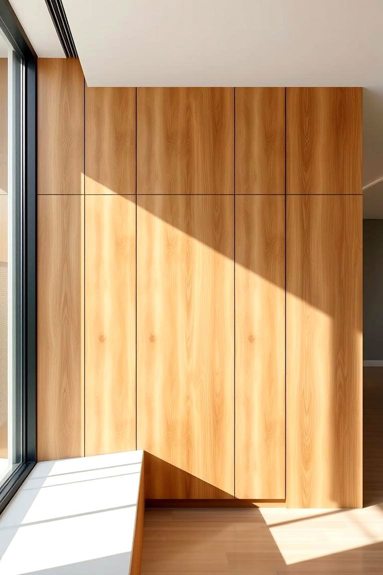 Sleek Modern Wood Panels - 24 Wood Slat Accent Wall Ideas
