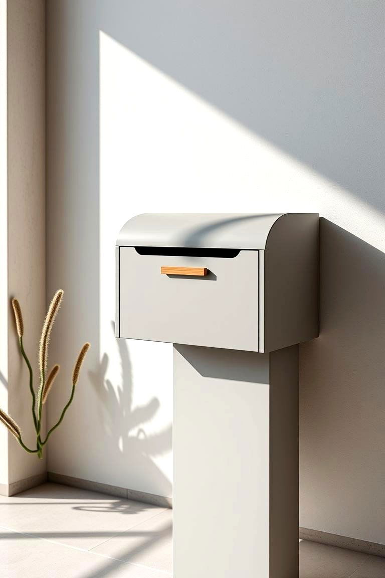 Sleek Simplicity - 24 Mailbox Decor Ideas