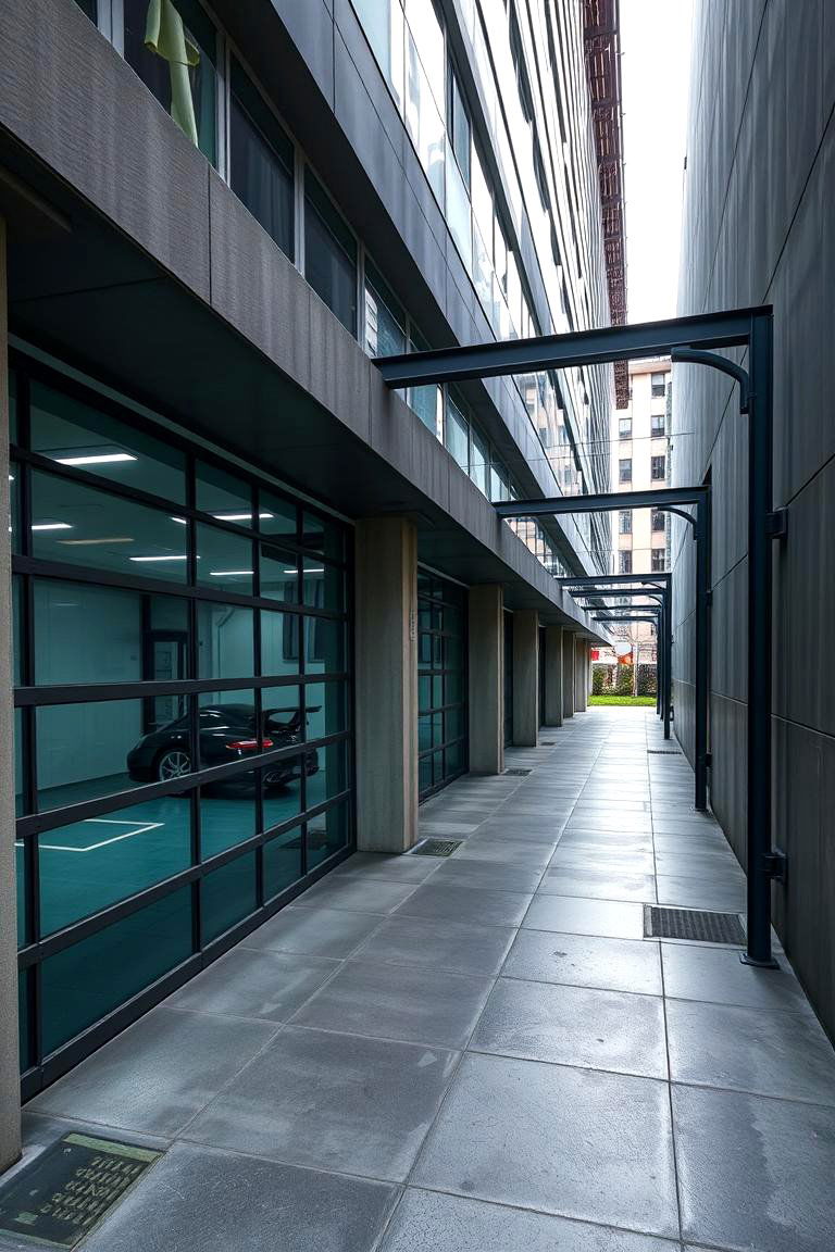 Sleek Urban Garage - 24 Detached Garage Ideas