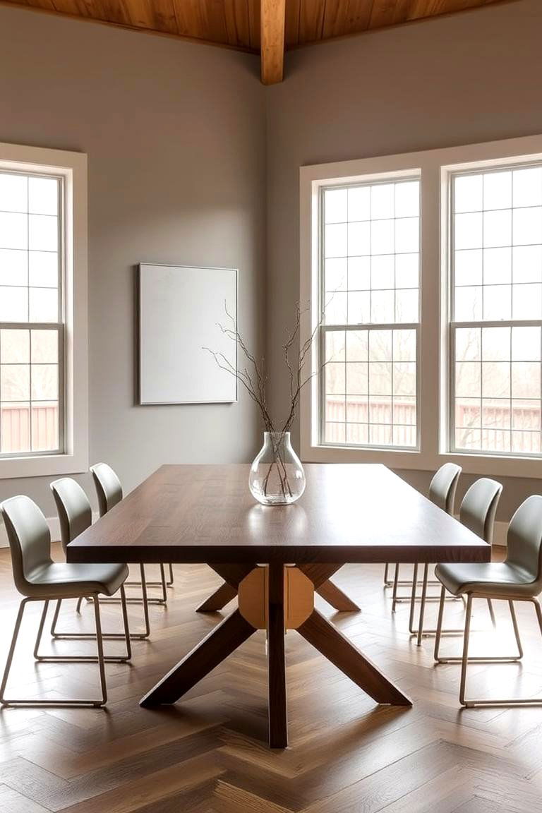 Sleek Wood Panels - 24 Mid-century Modern Dining Rooms