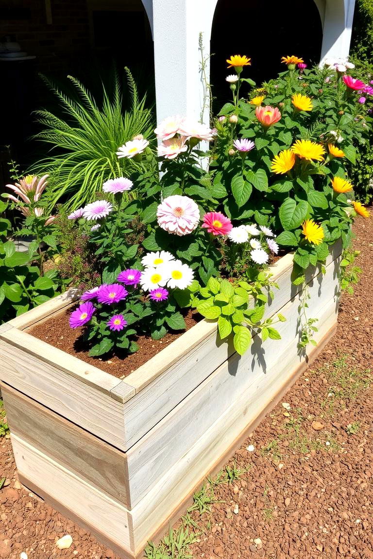 Sleeper Planter Boxes - 24 Garden Sleeper Ideas