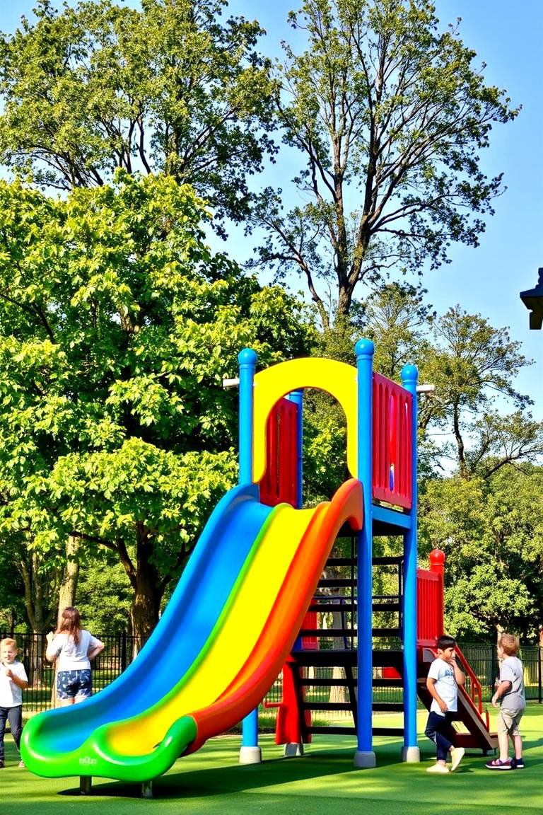 Slide Playground - 24 Backyard Playground Ideas