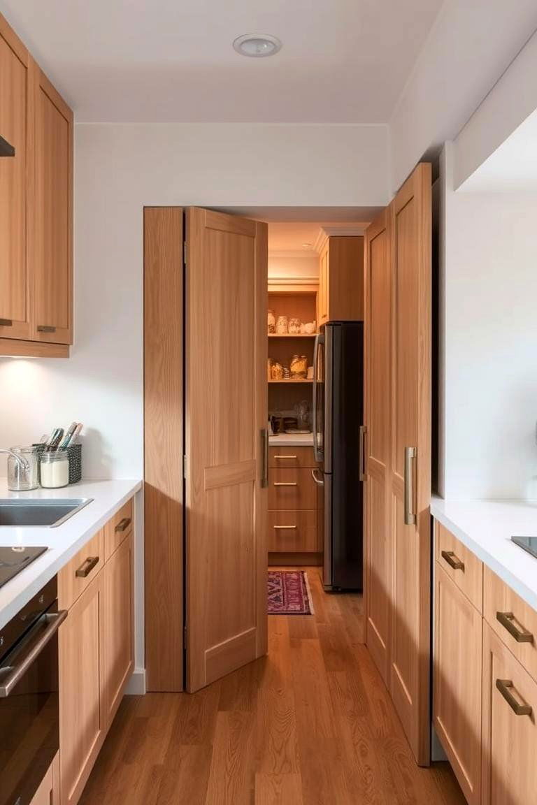 Sliding Accordion Door for Flexible Space Division - 24 Pantry Door Ideas