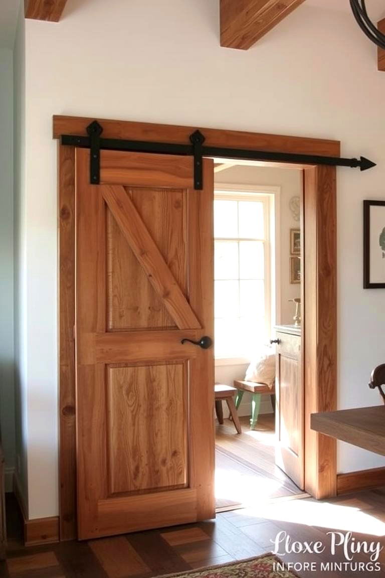 Sliding Barn Door Elegance - 24 closet door ideas