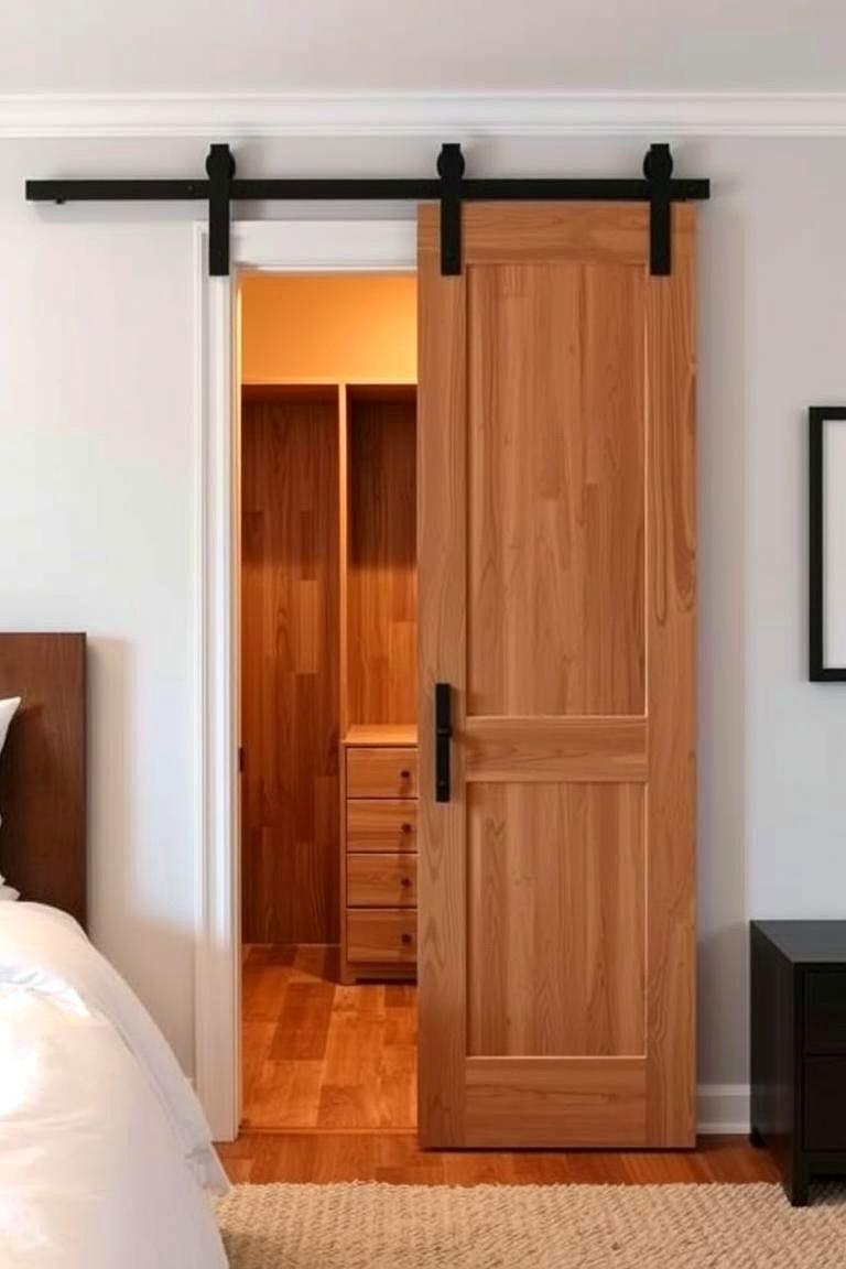 Sliding Barn Door for a Closet - 24 Barn Door Ideas