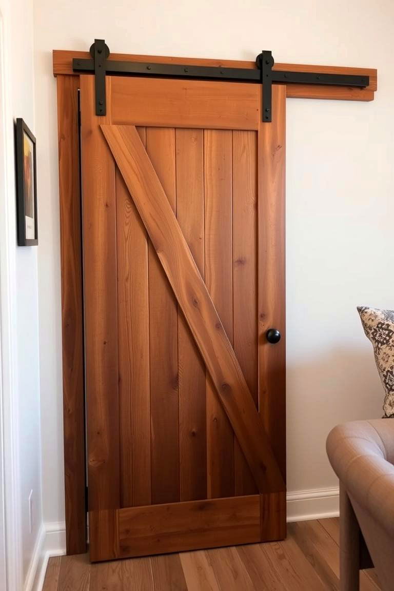 Sliding Barn Door for a Small Space - 24 Barn Door Ideas