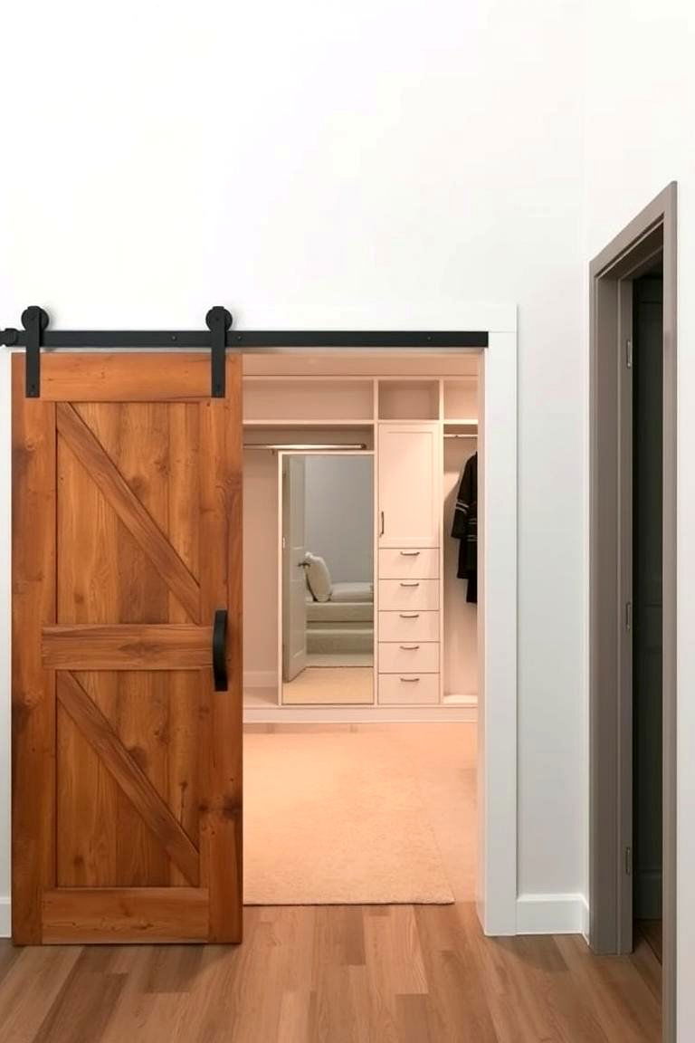 Sliding Barn Doors - 24 Closet Ideas