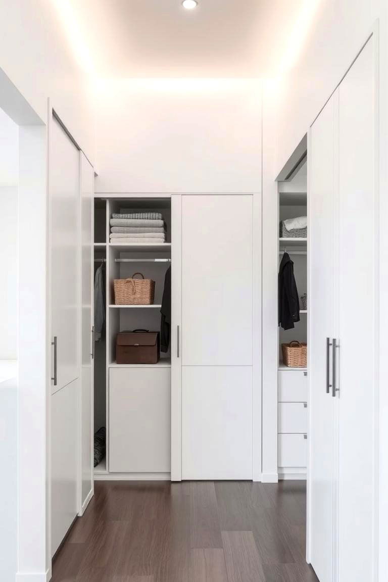 Sliding Door Cabinets - 24 Hallway Storage Ideas