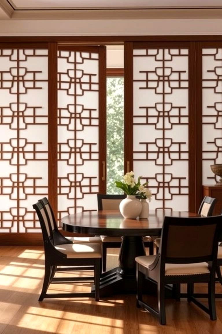 Sliding Door Elegance - 24 Japanese Dining Room Ideas